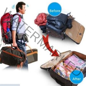 Vacuum Bag Foldable Organizer Travel Clothes Storage Bag Space Saving Seal  Bags